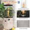 Propane Patio Heater with 41,000 BTU, Wheels and Waterproof Cover